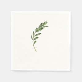 Olivenzweig - Napkin Serviette