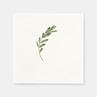 Olivenzweig - Napkin Serviette