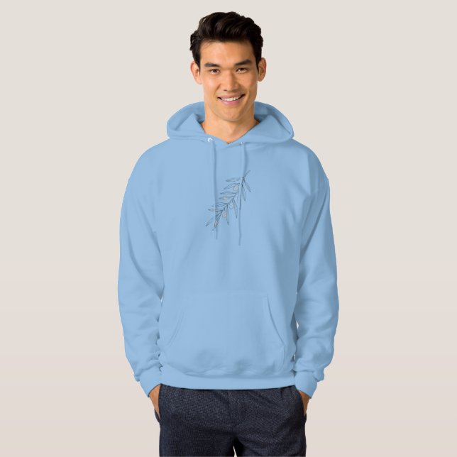 Olivenzweigblatt  hoodie (Vorne ganz)