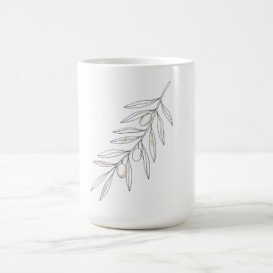 Olivenzweigblatt  kaffeetasse