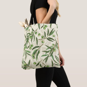 Olivenzweige Aquarell Tasche
