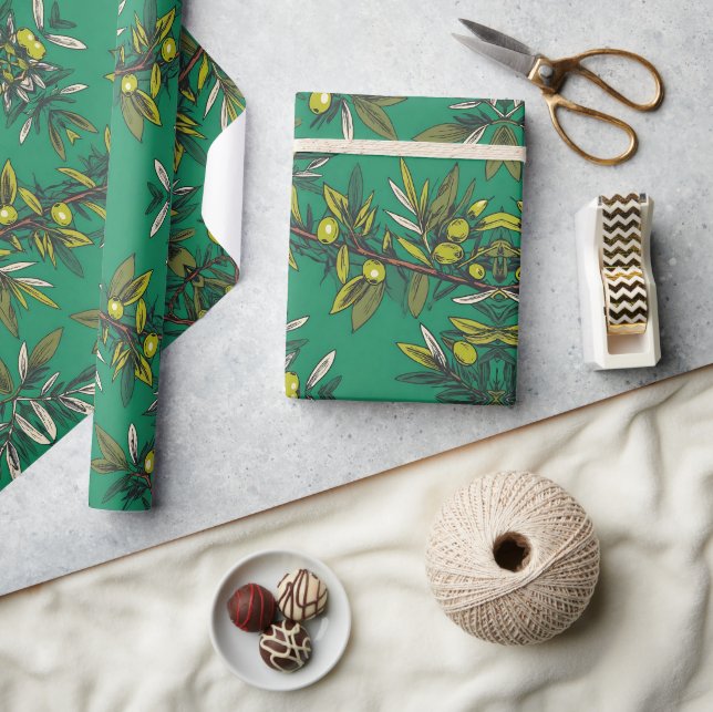 Olivenzweige Gratis Palästina Blumen & Botanicals Geschenkpapier (Kunsthandwerk)