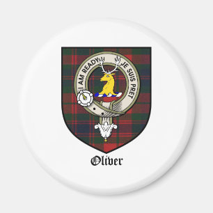 Oliver-Clan-Wappen-AbzeichenTartan Magnet
