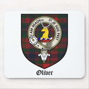 Oliver-Clan-Wappen-AbzeichenTartan Mousepad