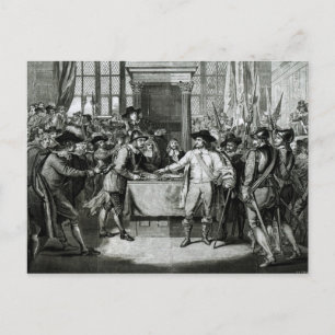 Oliver Cromwell Postkarte