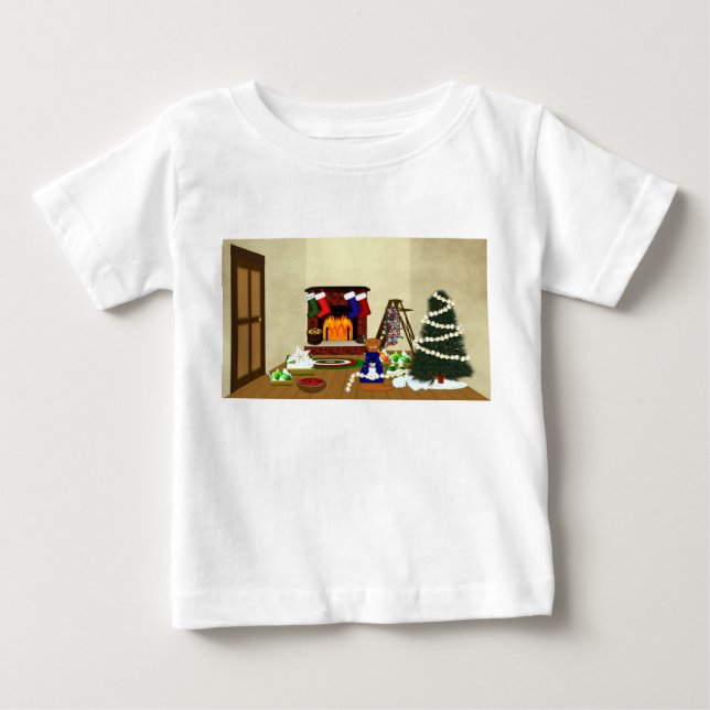 Oliver Decorations für Weihnachten Baby T-shirt (Vorderseite)