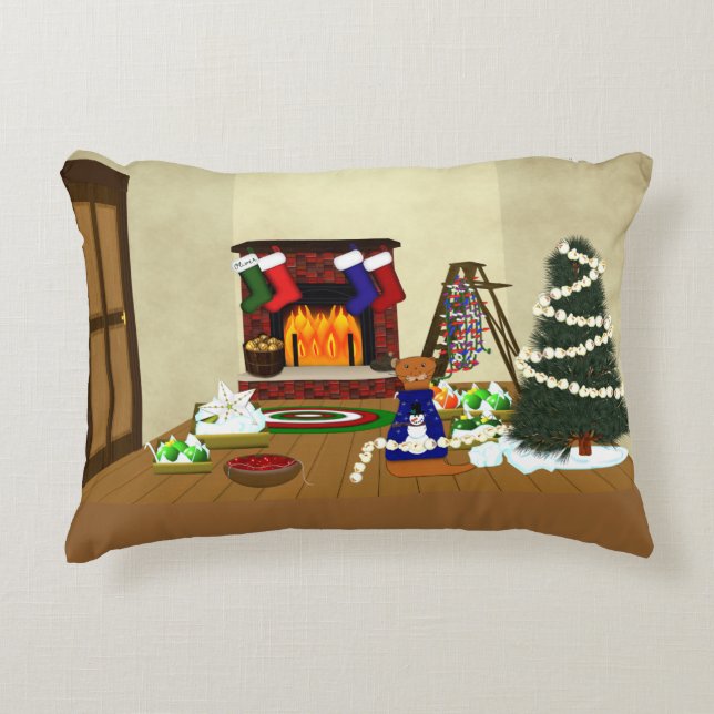 Oliver Decorations für Weihnachten Dekokissen (Vorderseite)