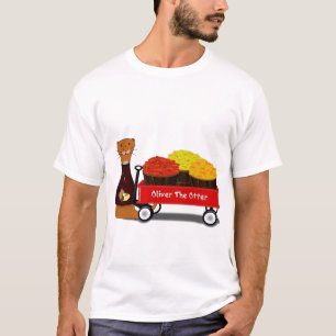 Oliver der Otter wird Herbstfertig T-Shirt