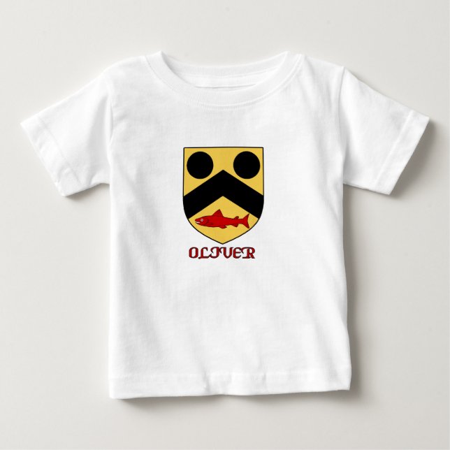 Oliver Family Shield Baby T-shirt (Vorderseite)
