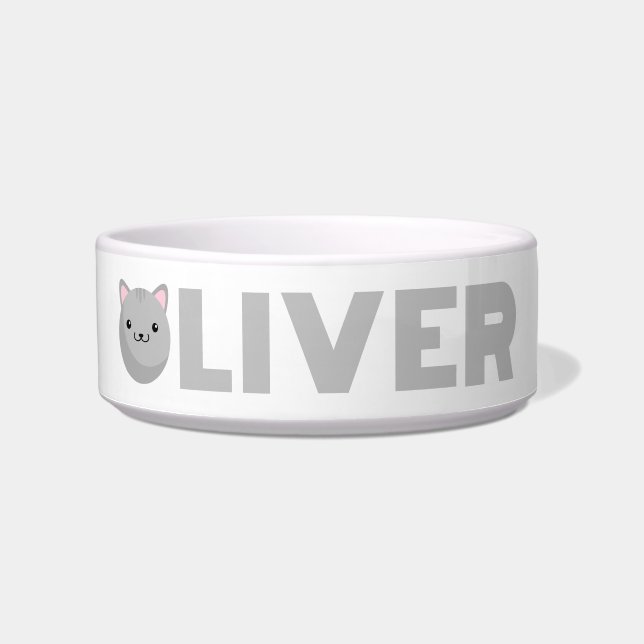 Oliver Gray oder Ginger Cat Bowl Napf (Vorderseite)