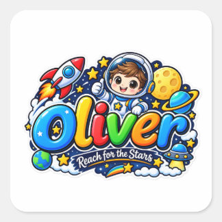 Oliver Greif nach den Sternen Weltraum Aufkleber p
