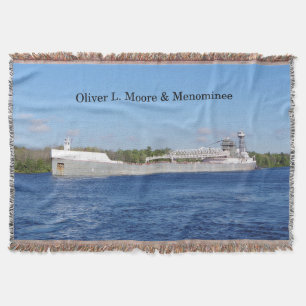 Oliver L. Moore & Menominee gewebte Decke