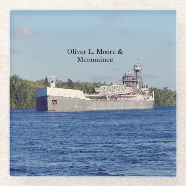Oliver L. Moore & Menominee Untersetzer (Vorderseite)