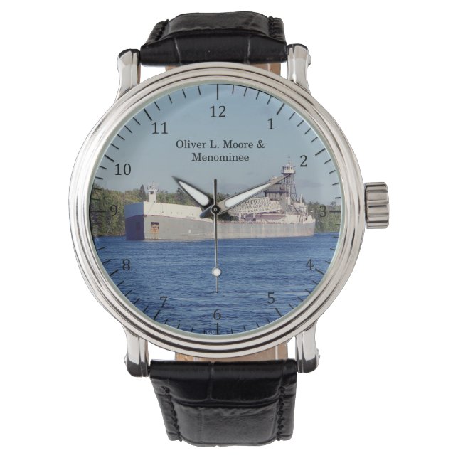 Oliver L. Moore & Menominee watch Armbanduhr (Vorderseite)