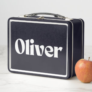 Oliver Name Personalisiert Metall Brotdose