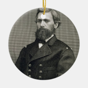 Oliver Otis Howard (1830-1909), graviert von Keramikornament