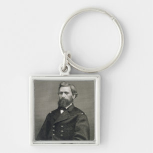 Oliver Otis Howard (1830-1909), graviert von Schlüsselanhänger