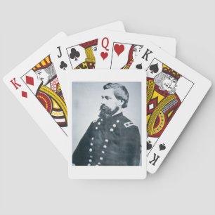Oliver Otis Howard (b/w photo) Spielkarten