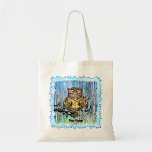 Oliver Owl liest Tragetasche