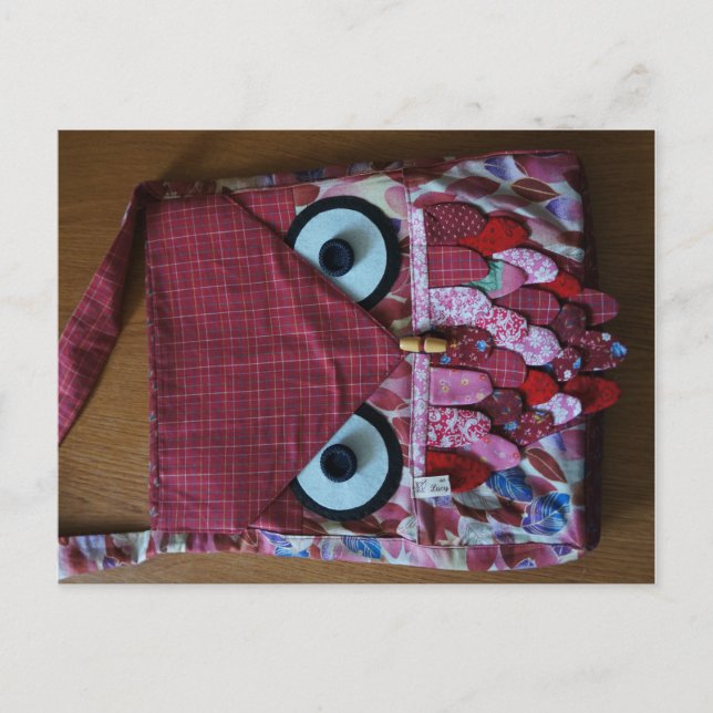 Oliver Owl Postkarte (Vorderseite)