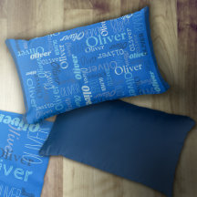 Oliver personalisierte Namensschattierungen in Bla