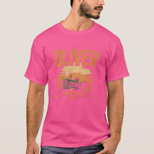 Oliver personalisiertes Namensschild Traktor für O T-Shirt