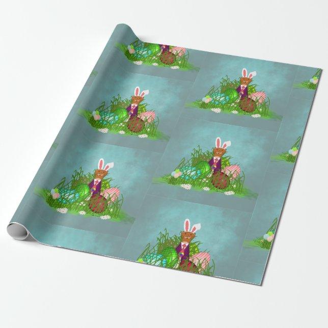 Oliver The Otter and the Great Easter Egg Hunt Geschenkpapier (Ungerollt)