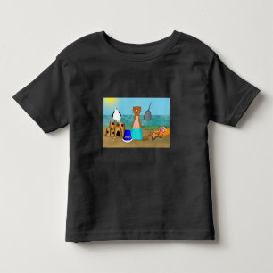 Oliver The Otter Beach Vacation Kleinkind T-shirt