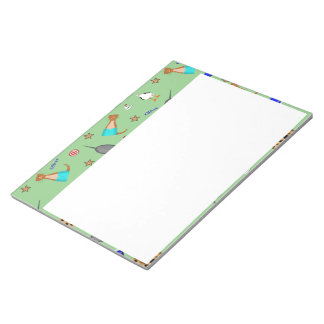 Oliver The Otter Summer Beach Vacation Pattern Notizblock