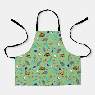 Oliver The Otter Summer Beach Vacation Pattern Schürze