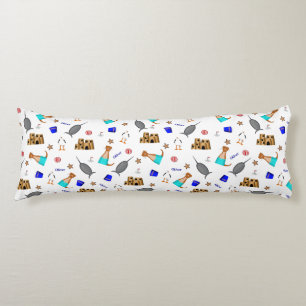 Oliver The Otter Summer Beach Vacation Pattern Seitenschläferkissen