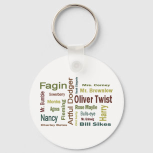 Oliver Twist Characters Schlüsselanhänger
