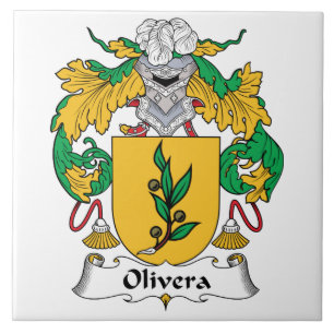 Olivera Familienwappen Fliese