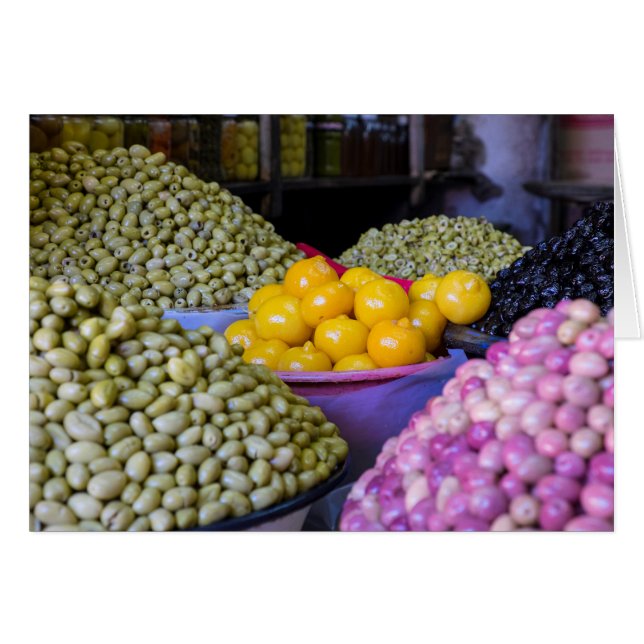 Olives Et Citron Au Marché (Devant horizontal)