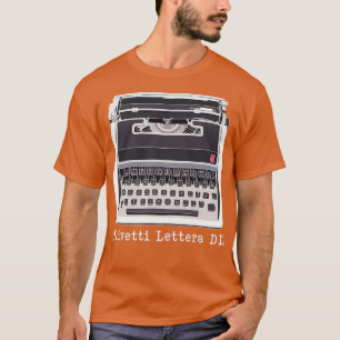 Olivetti Lettera DL zeichnend Farbe T-Shirt