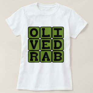 Olivgrün, Farbe T-Shirt