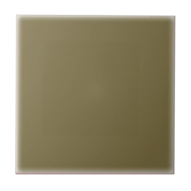 Olivgrün (Keramik Tile) Fliese (Vorderseite)