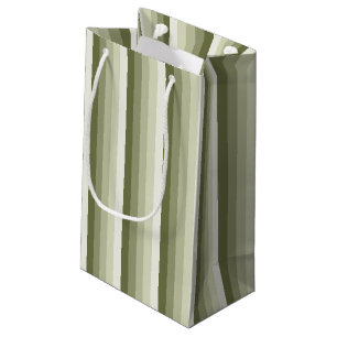 Olivgrün-Schattenstreifen Kleine Geschenktüte