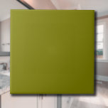 Olivgrün Solid Color | Classic | elegant Fliese<br><div class="desc">Olivgrün Solid Color | Classic | elegant | Trendy | Stilvoll | Geschenk</div>