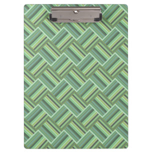 Olivgrün Streifen Klemmbrett