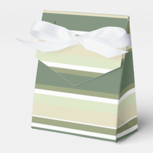 Olivgrüne Streifen Geschenkschachtel