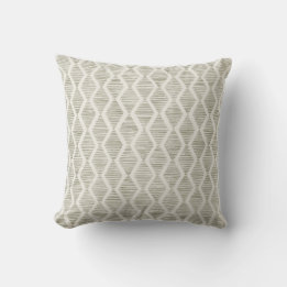 Olivgrüner Diamant-Geometrischer-Minimalist-Wurfki Kissen