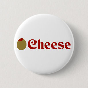Olivgrüner (i-Liebe-) Käse Button