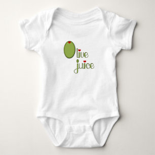 Olivgrüner Saft Baby Strampler