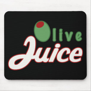 Olivgrüner Saft Mousepad