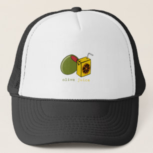 Olivgrüner Saft Truckerkappe