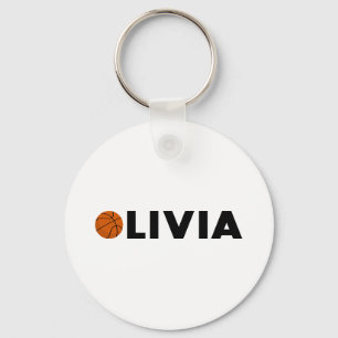 Olivia Basketball Schlüsselanhänger
