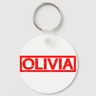 Olivia Briefmarke Schlüsselanhänger