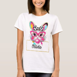 Olivia Bubble Easter Bunny T-Shirt