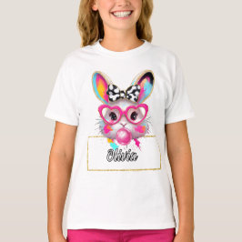 Olivia Bubble Easter Bunny T-Shirt